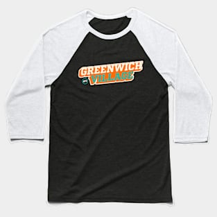 Greenwich Village Vibe: Urban Hip T-shirt Collection for NYC Trendsetters Baseball T-Shirt